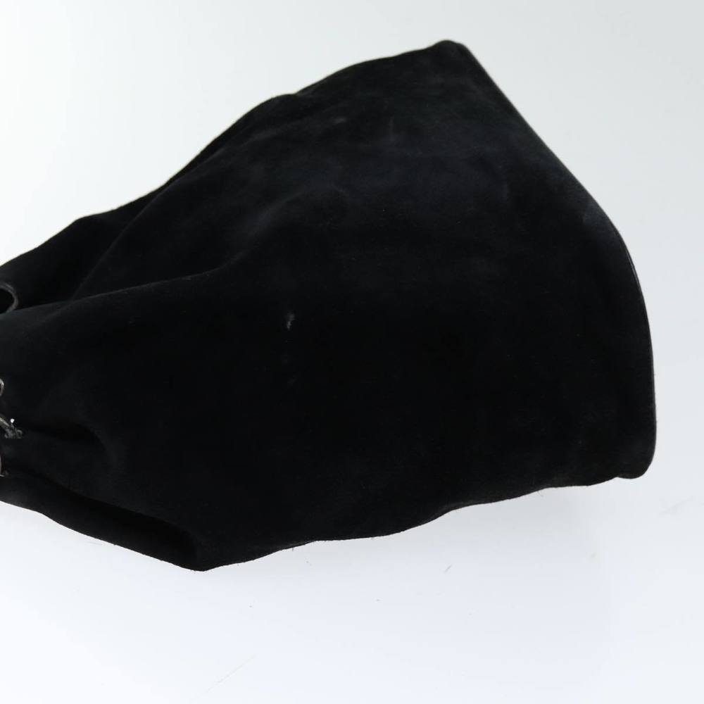 GUCCI Hand Bag Suede Outlet Black 001 3738 Auth 74647 - Picture 5 of 16